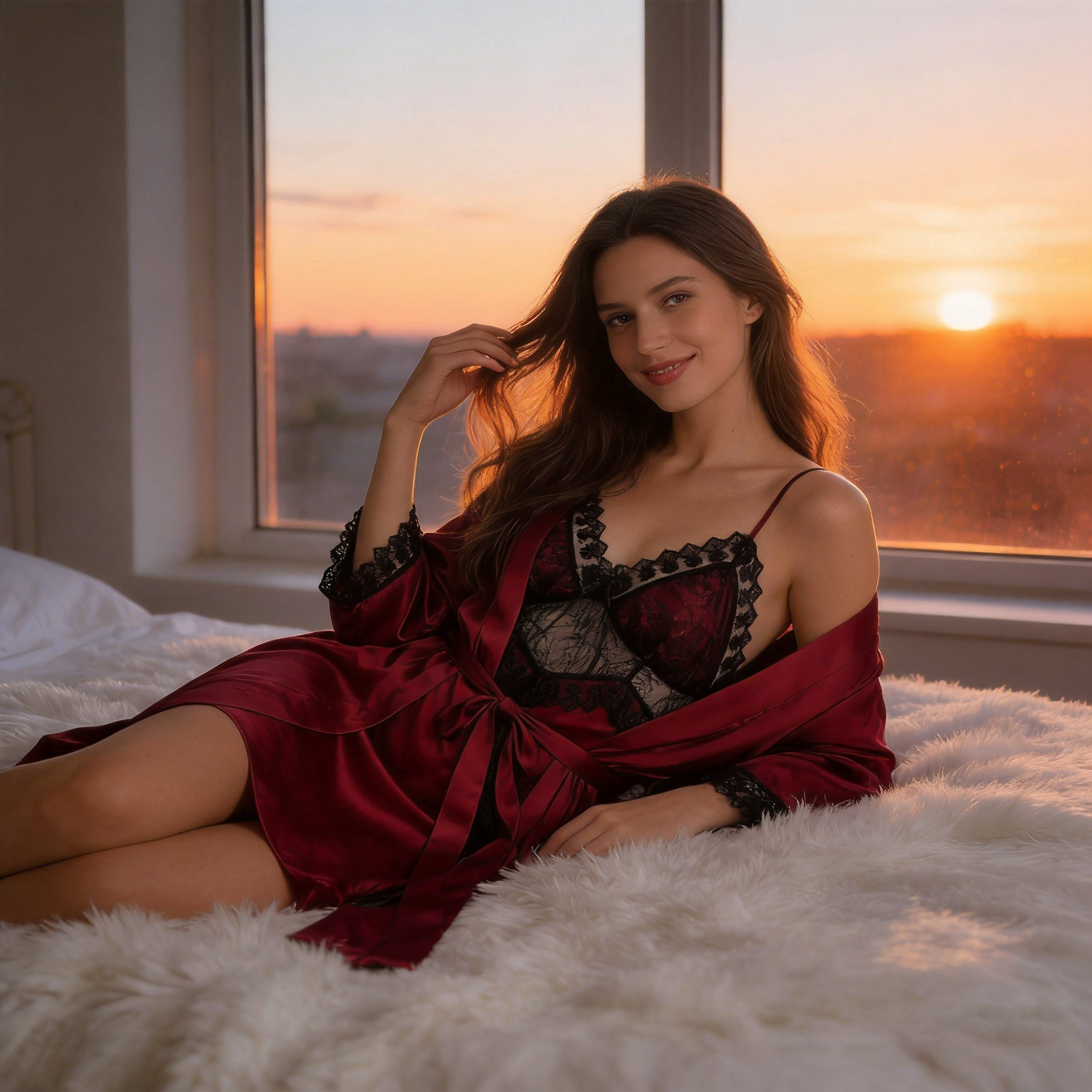 Satin Kimono Robes